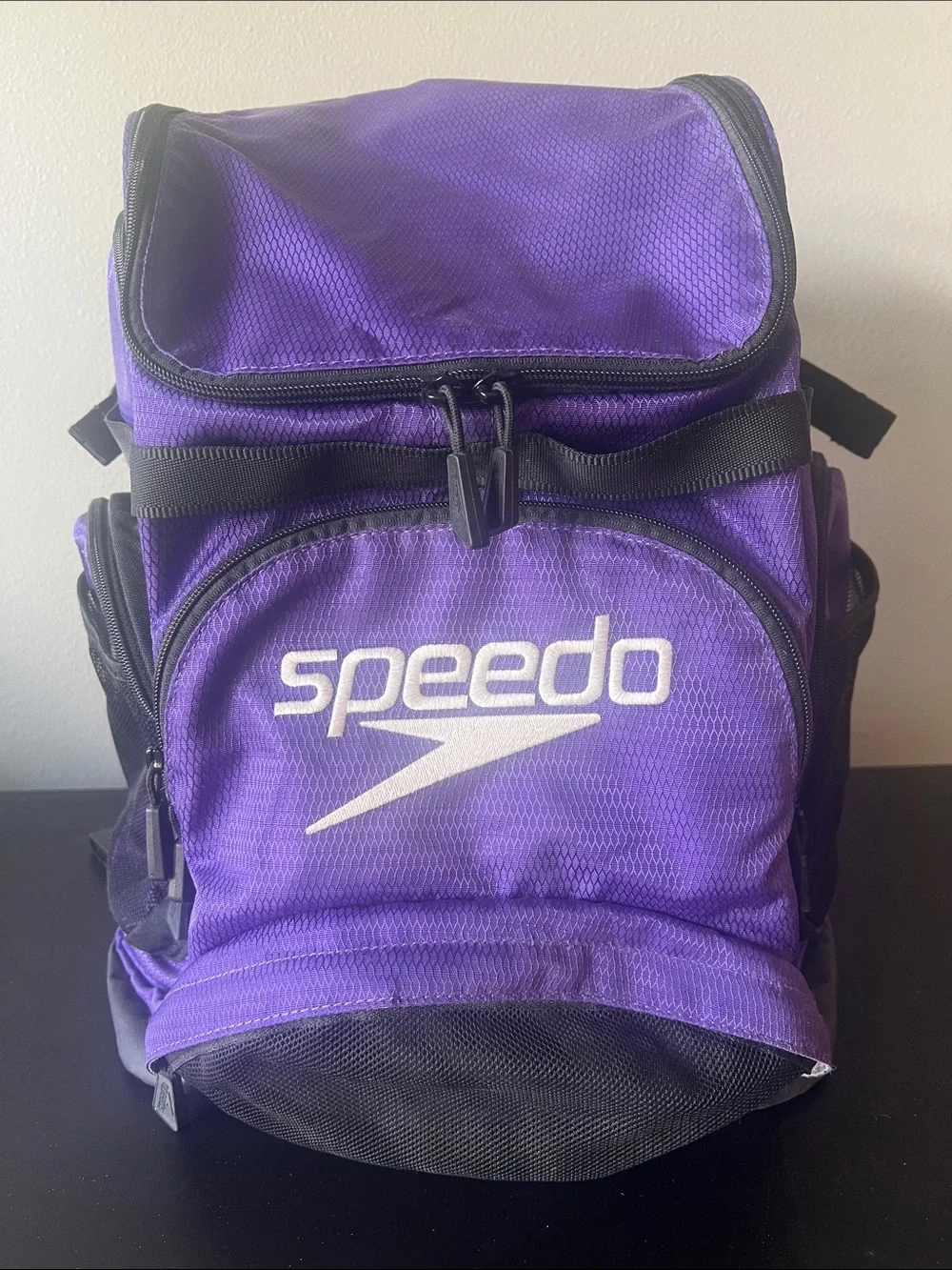 Speedo Teamster Purple Swim Backpack VGUC
